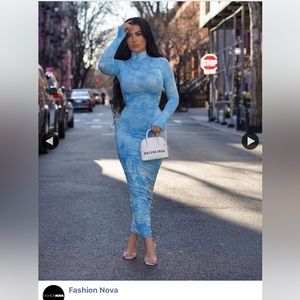 Want to be me Tie Dye Maxi Dress